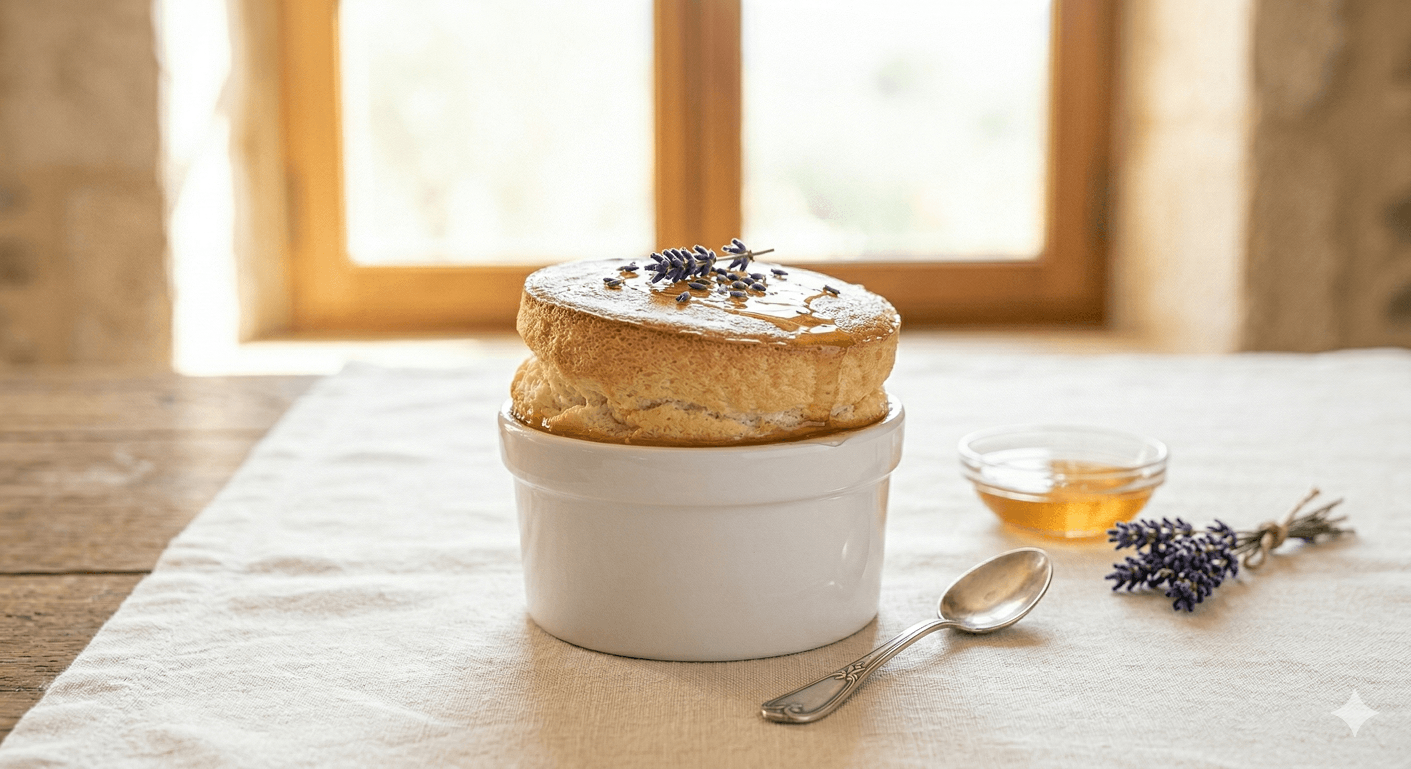 Souffle a la lavande et miel du Gard